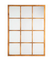 Miroir fenêtre bois 90x3x120cm