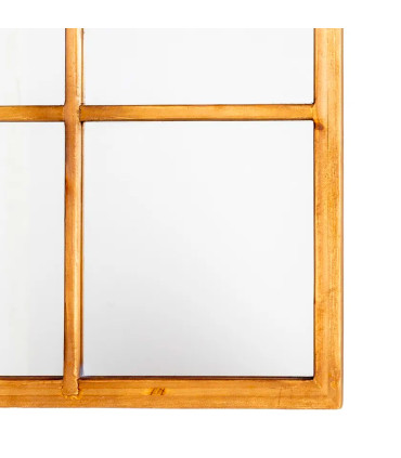 Miroir fenêtre bois 90x3x120cm