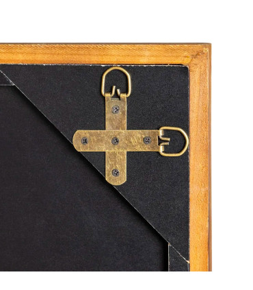 Miroir fenêtre bois 90x3x120cm