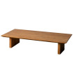 Table basse rectangulaire en bois d'acacia 150x70x30cm