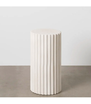 Design selette white wood 30x30x60cm