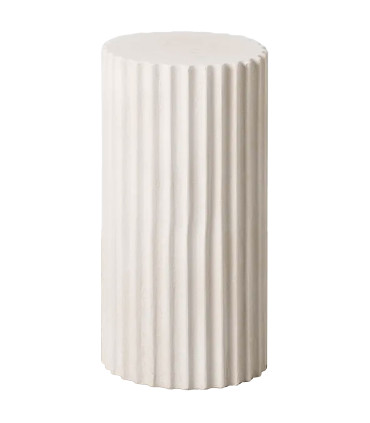 Design selette white wood 30x30x60cm