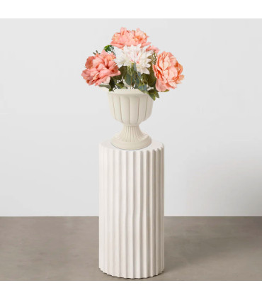 Design selette white wood 30x30x60cm