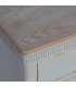 Bedside Table Wood beige 50x38x72cm