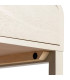 Table de chevet en bois gris clair 1 tiroir 48x35.5x61cm