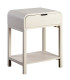 Bedside Table Wood beige 56x36x68cm