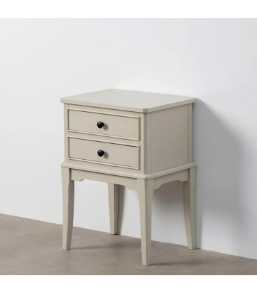 Bedside Table Wood grey 40.5x38x56cm