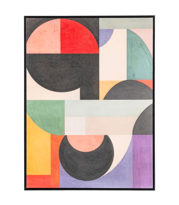 Tableau abstrait sur toile 75x4x100cm