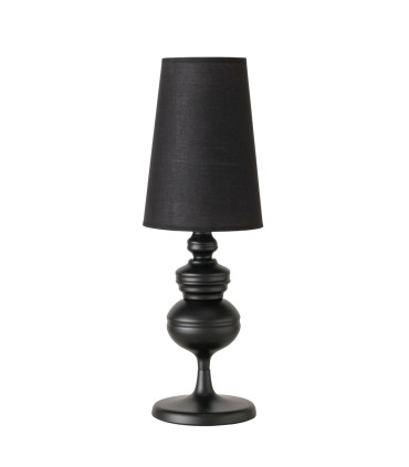 Table Lamp black Metal 18x18x53cm