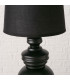Table Lamp black Metal 18x18x53cm