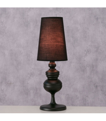 Table Lamp black Metal 18x18x53cm