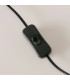 Table Lamp black Metal 18x18x53cm