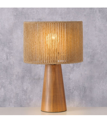 Table Lamp black Metal 18x18x53cm