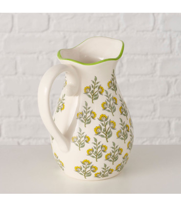 Water Pitcher ceramic strawberries 1.25L