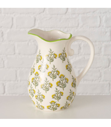 Water Pitcher ceramic strawberries 1.25L
