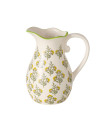 Water Pitcher ceramic flowers 800ml