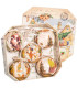 Set of 5 Christmas Balls retro - 7.5cm
