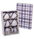 Set of 6 Christmas Balls retro black and white - 7.5cm