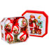 Set of 5 Christmas Balls retro - 7.5cm