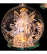 Set of 3 Christmas Balls glass with light - 6cm