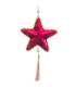 Christmas Tree Decoration star red and gold 5x5x9cm