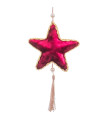 Christmas Tree Decoration star red and gold 5x5x9cm