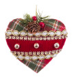 Christmas Tree Decoration heart 11x4x12cm