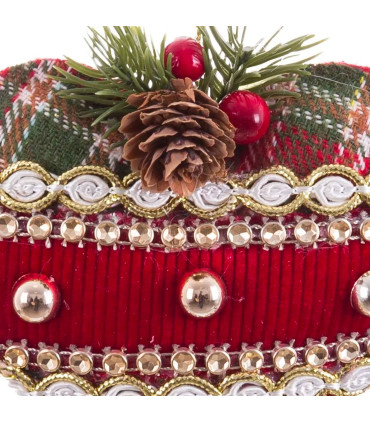Christmas Tree Decoration heart 11x4x12cm