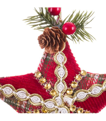 Christmas Tree Decoration star 12x4x12cm