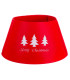 Couvre-pied de sapin de Noël en feutre rouge 57x57x28cm
