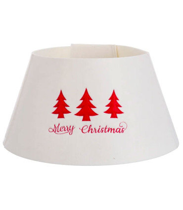 Christmas Tree foot cover felt white 57x57x28cm