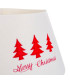 Christmas Tree foot cover felt white 57x57x28cm