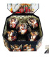 Coffret de 5 boules de Noël rétro anges 7.5cm