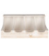 Grey wood cutlery tray 4 Compartments