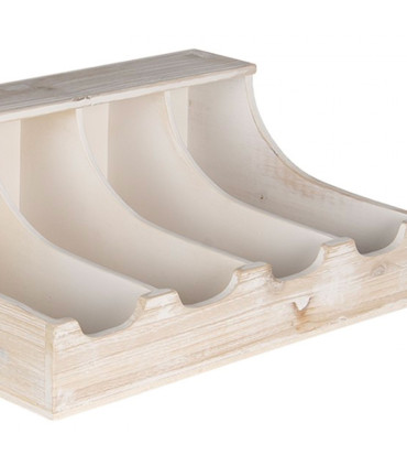 Range-couverts en bois blanc 41x28x17cm