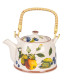 Théière traditionnelle avec filtre en céramique multicolore fruits 800ml