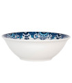Bol à soupe céramique motif fleuri bleu 16x16x5cm 350ml
