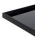 Design console table black metal 90x32x80cm