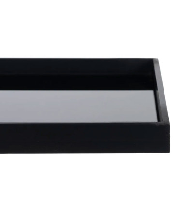 Design console table black metal 90x32x80cm