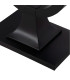 Design console table black metal 90x32x80cm