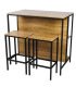 Bar Table + 2 Bar Stools 100x60x95cm