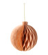 Christmas Ball paper pink 15x15x13.5cm