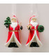 Set of 2 Christmas decoration 5x11x9.5cm