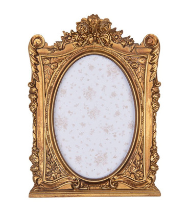Photo Frame Resine gold 10x15cm