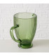 Water Pitcher green glass 1L