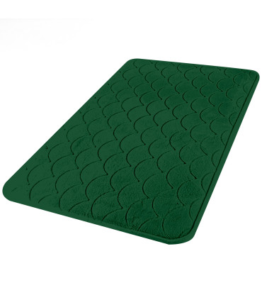 Bath mat microfiber green 50x80cm