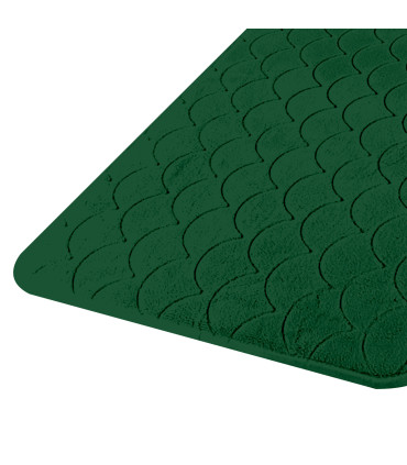 Bath mat microfiber green 50x80cm