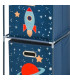 Étagère rangement jouets 3 casiers chambre garçon 35x35x102cm