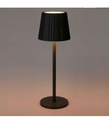 Table Lamp LED black wireless 9x9x27cm