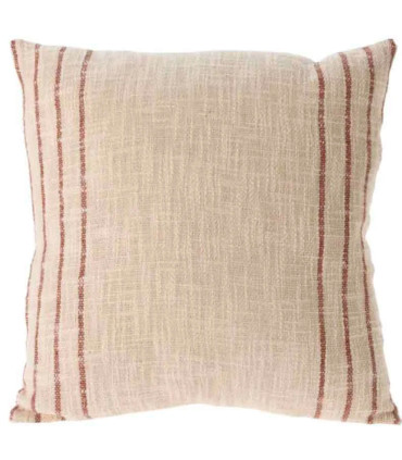 Set de 2 coussins en coton bleu et rouge 45x45cm